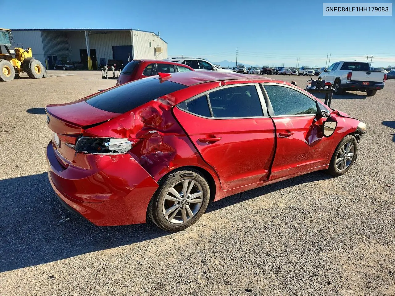 2017 HYUNDAI ELANTRA VIN 5NPD84LF1HH179083 — фото 3