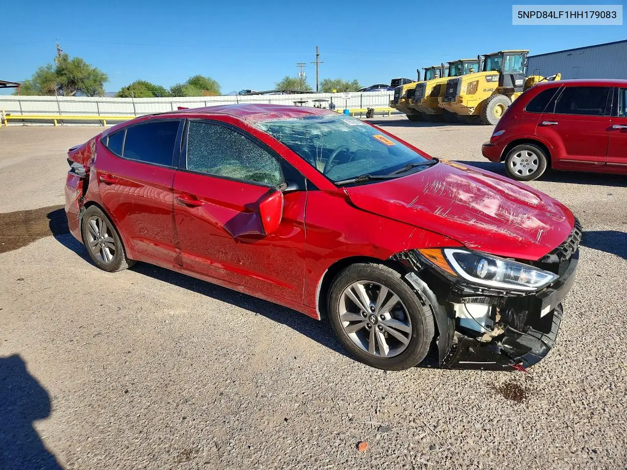 2017 HYUNDAI ELANTRA VIN 5NPD84LF1HH179083 — фото 4