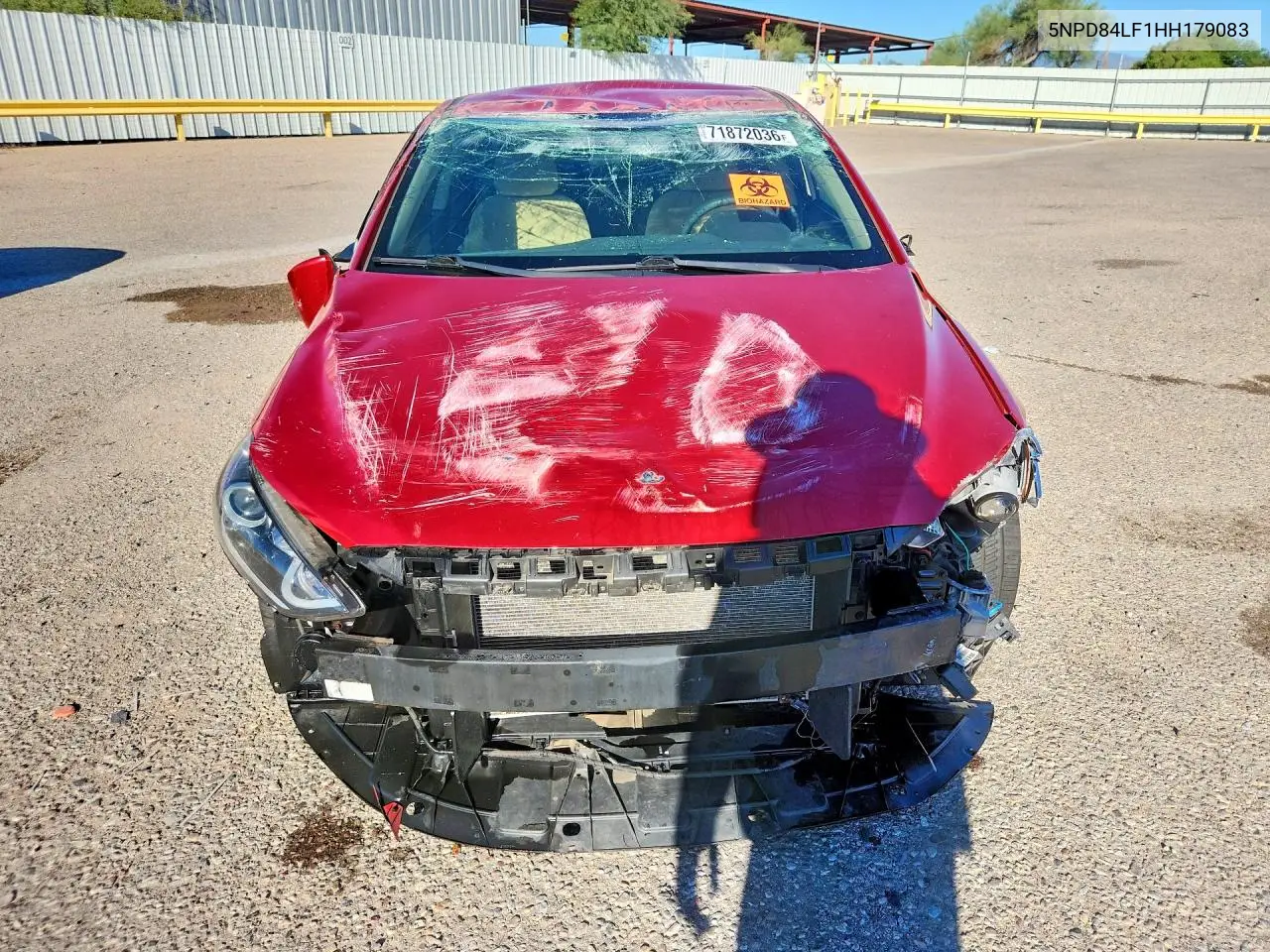 2017 HYUNDAI ELANTRA VIN 5NPD84LF1HH179083 — фото 5