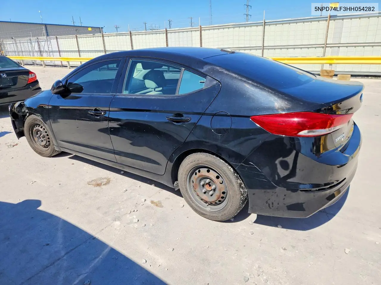 2017 HYUNDAI ELANTRA VIN 5NPD74LF3HH054282 — фото 2