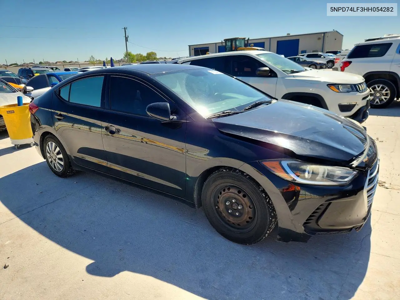 2017 HYUNDAI ELANTRA VIN 5NPD74LF3HH054282 — фото 4