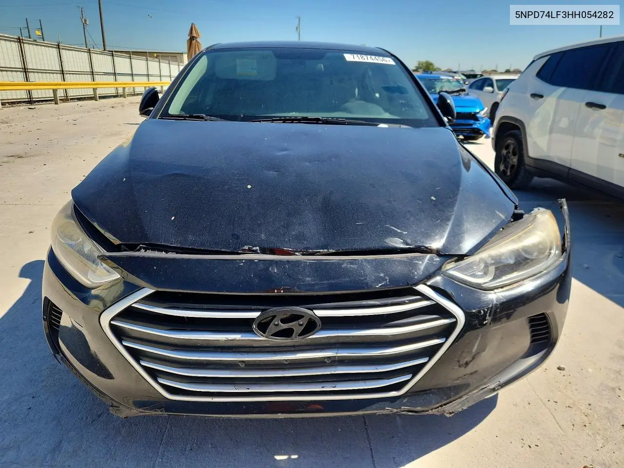 2017 HYUNDAI ELANTRA VIN 5NPD74LF3HH054282 — фото 5