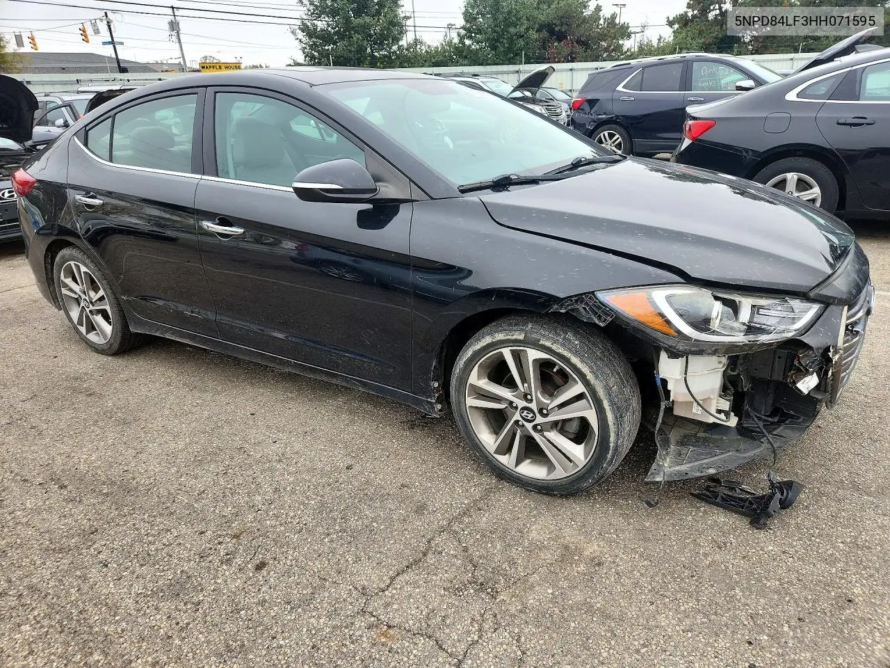 2017 HYUNDAI ELANTRA VIN 5NPD84LF3HH071595 — фото 4