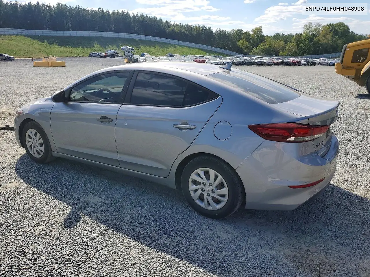 2017 HYUNDAI ELANTRA VIN 5NPD74LF0HH048908 — фото 2