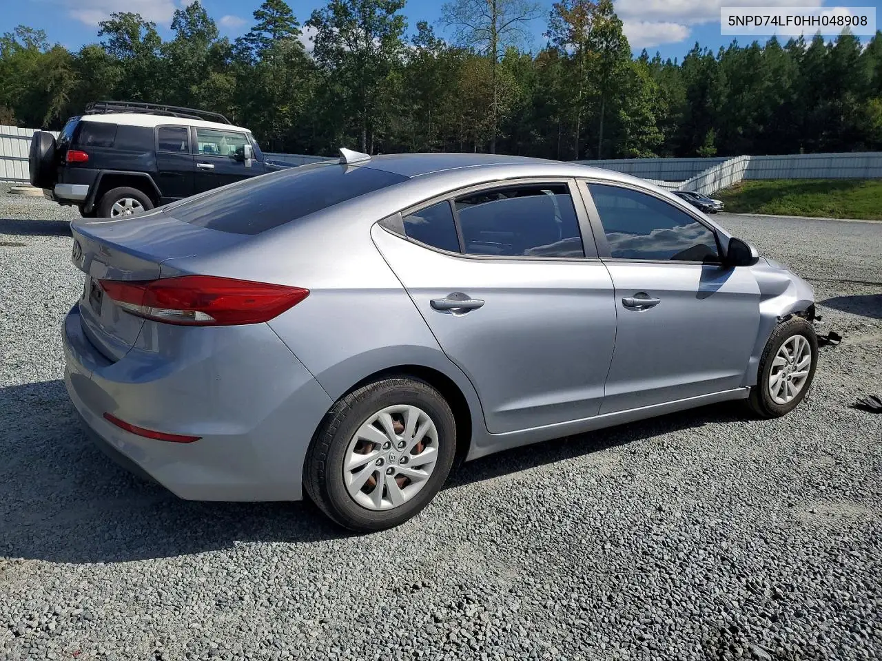 2017 HYUNDAI ELANTRA VIN 5NPD74LF0HH048908 — фото 3