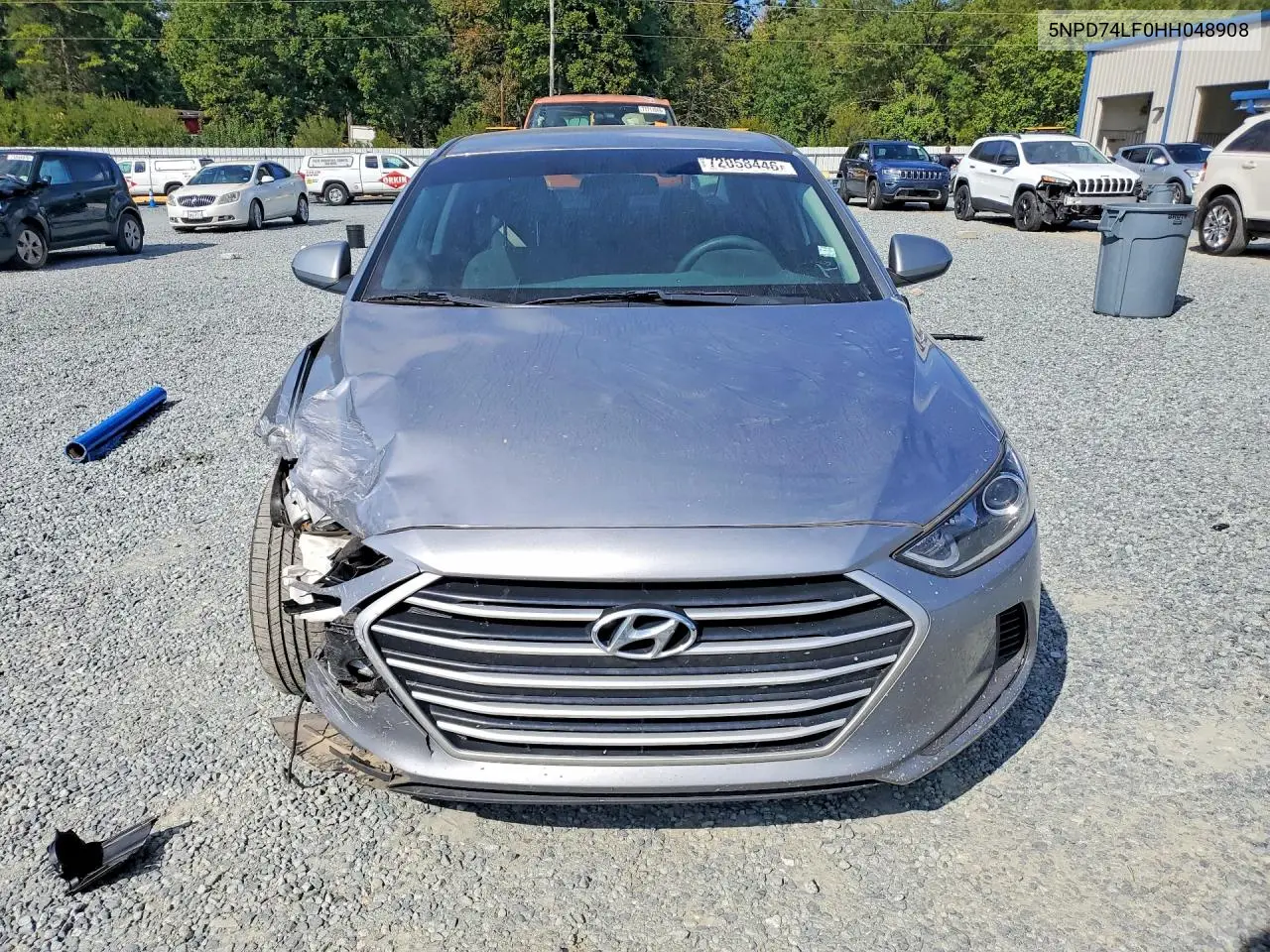 2017 HYUNDAI ELANTRA VIN 5NPD74LF0HH048908 — фото 5