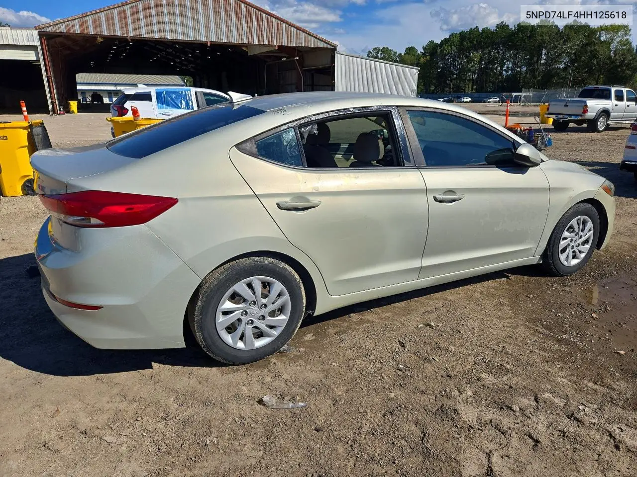 2017 HYUNDAI ELANTRA VIN 5NPD74LF4HH125618 — фото 3