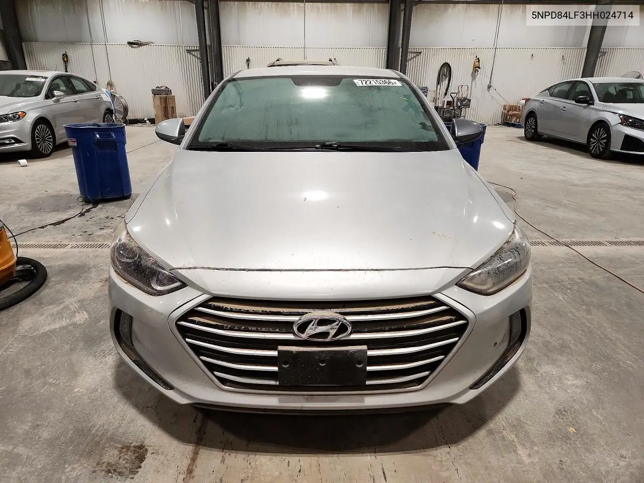 2017 HYUNDAI ELANTRA VIN 5NPD84LF3HH024714 — фото 5