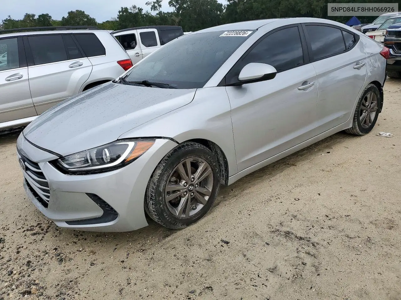 HYUNDAI ELANTRA 2017, VIN 5NPD84LF8HH066926