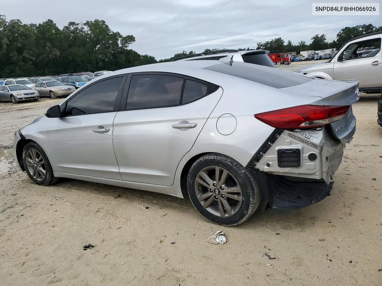 2017 HYUNDAI ELANTRA VIN 5NPD84LF8HH066926 — фото 2