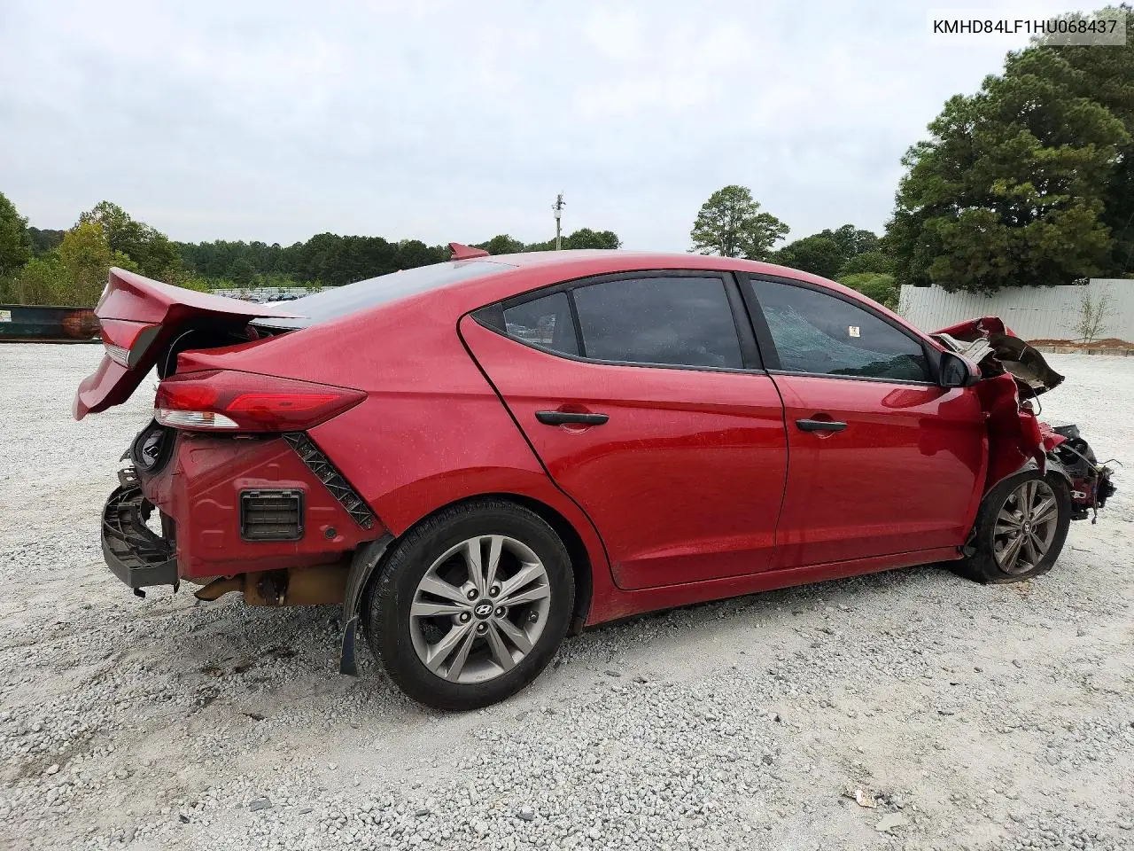 2017 HYUNDAI ELANTRA VIN KMHD84LF1HU068437 — фото 3
