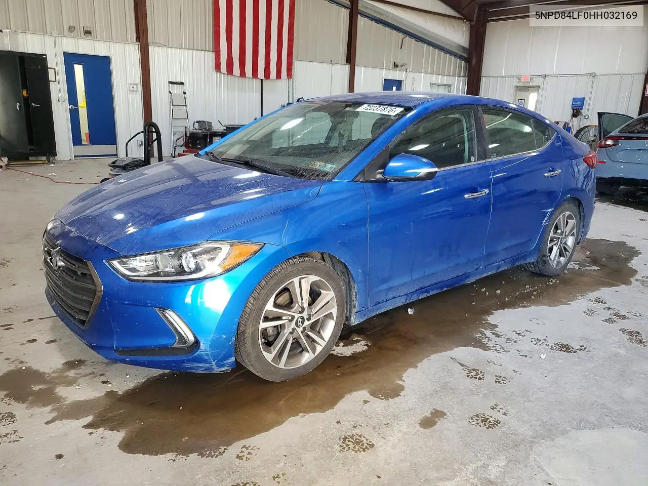 HYUNDAI ELANTRA 2017, VIN 5NPD84LF0HH032169