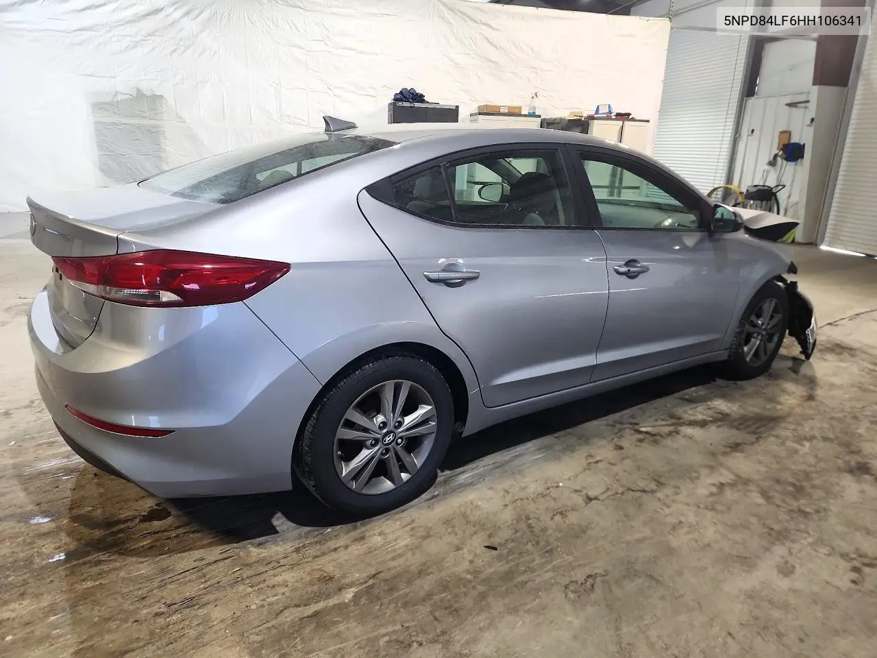 2017 HYUNDAI ELANTRA VIN 5NPD84LF6HH106341 — фото 3