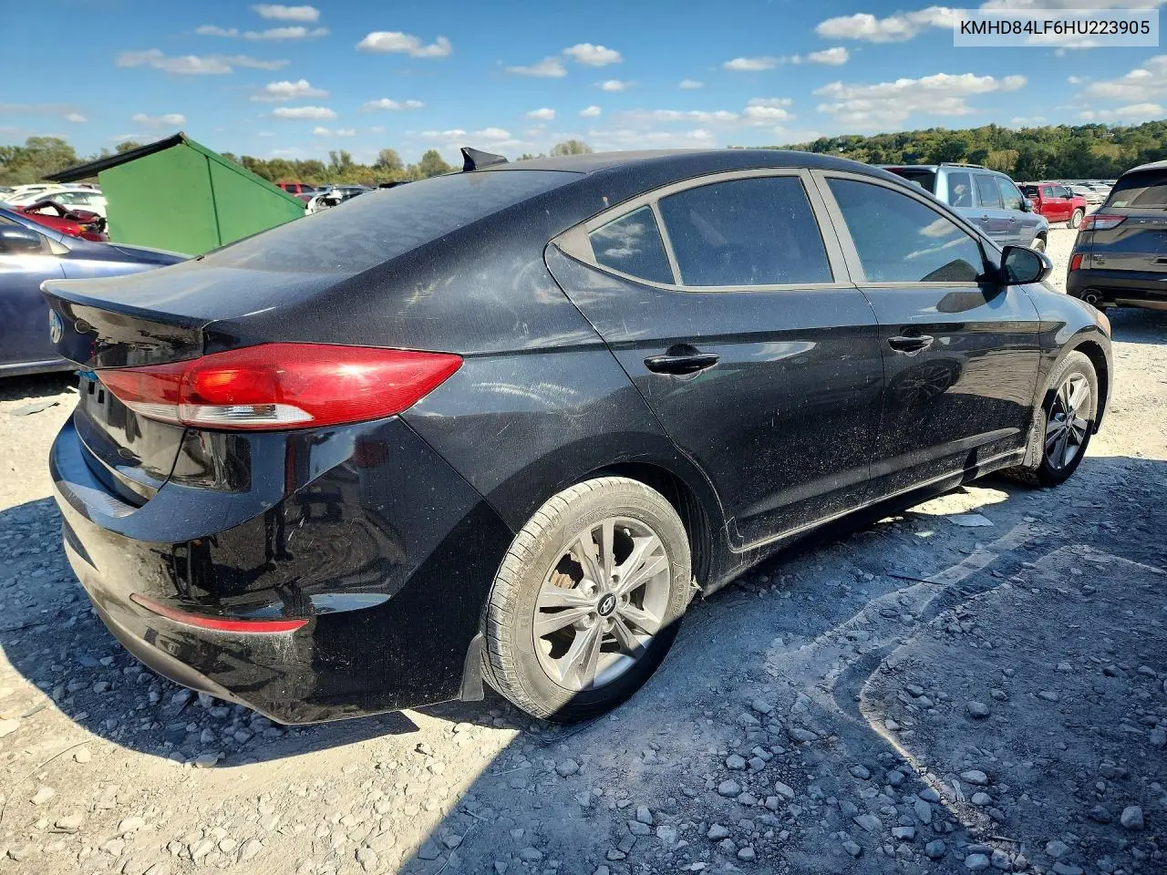 2017 HYUNDAI ELANTRA VIN KMHD84LF6HU223905 — фото 3