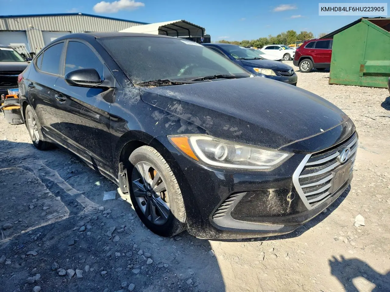 2017 HYUNDAI ELANTRA VIN KMHD84LF6HU223905 — фото 4
