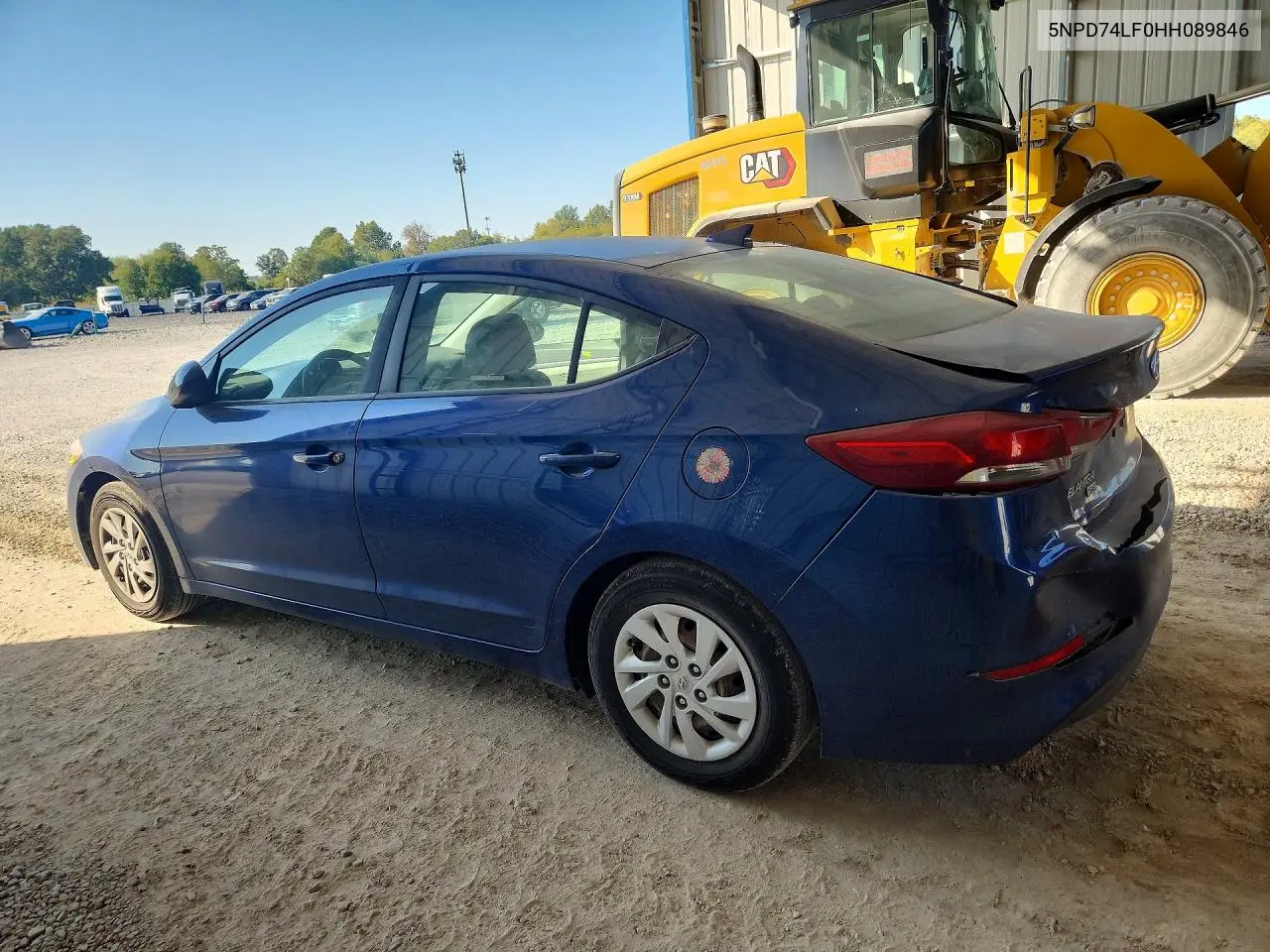 2017 HYUNDAI ELANTRA VIN 5NPD74LF0HH089846 — фото 2