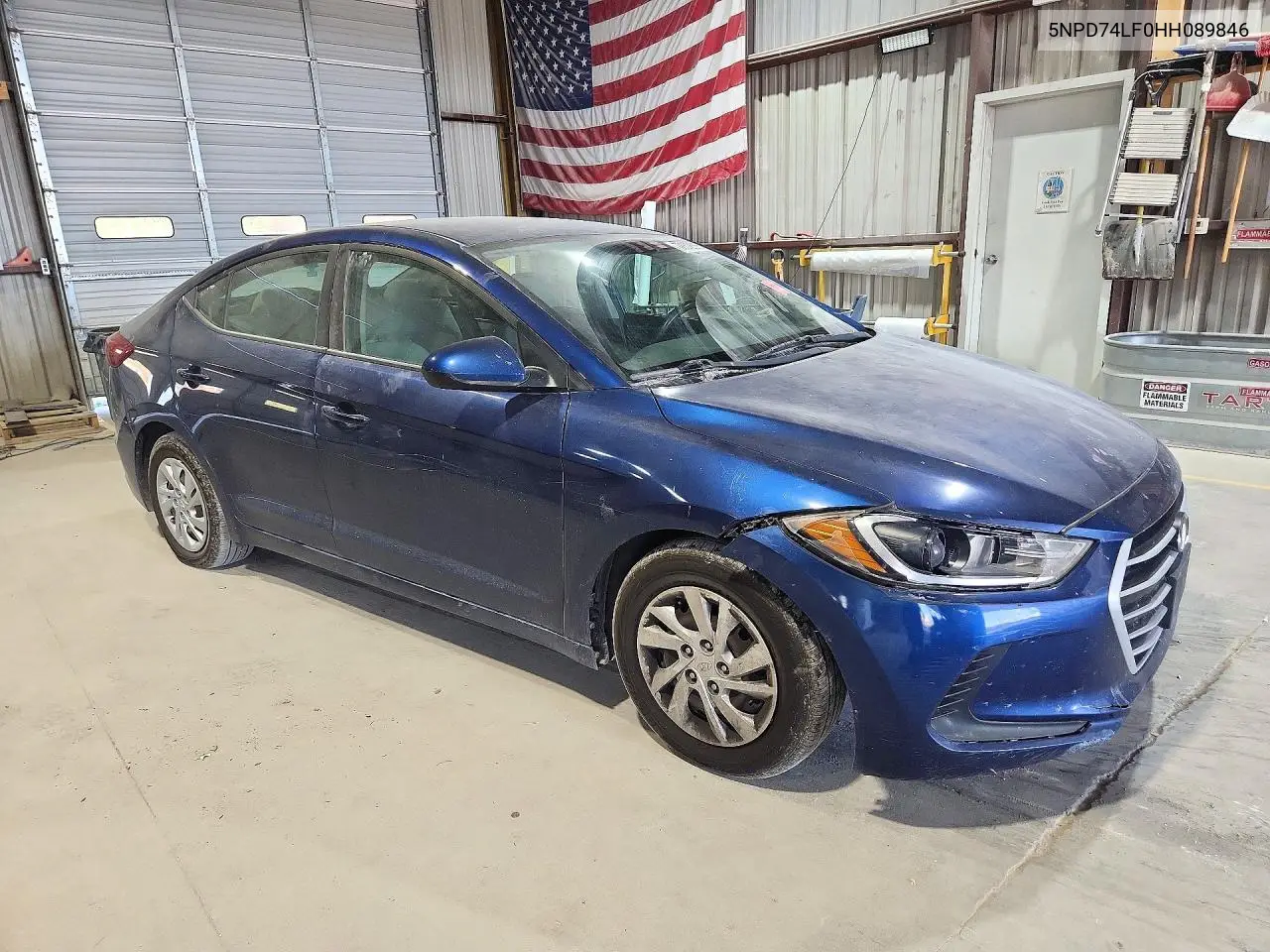 2017 HYUNDAI ELANTRA VIN 5NPD74LF0HH089846 — фото 4