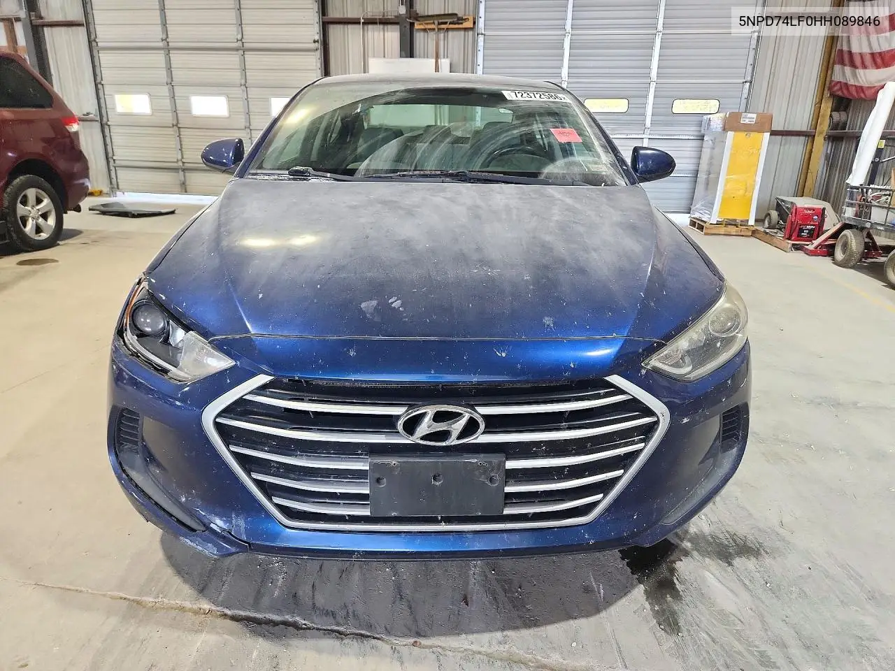 2017 HYUNDAI ELANTRA VIN 5NPD74LF0HH089846 — фото 5
