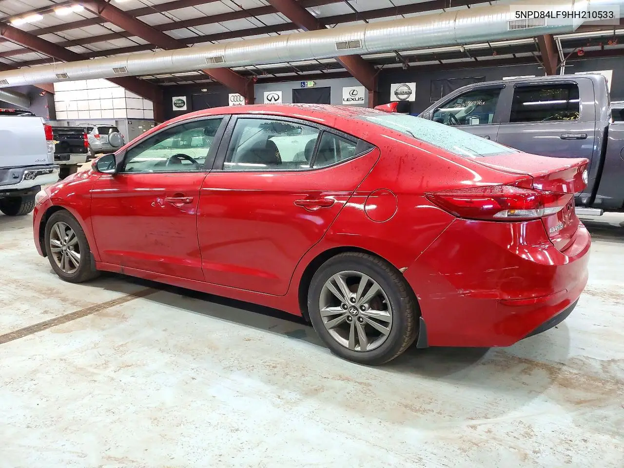 2017 HYUNDAI ELANTRA VIN 5NPD84LF9HH210533 — фото 2