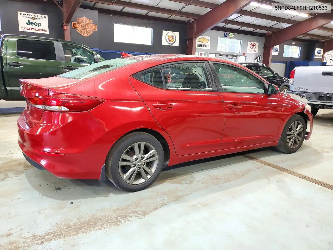 2017 HYUNDAI ELANTRA VIN 5NPD84LF9HH210533 — фото 3