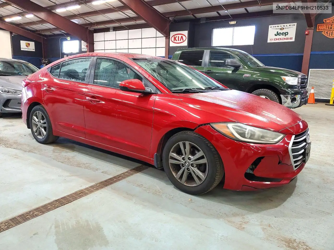 2017 HYUNDAI ELANTRA VIN 5NPD84LF9HH210533 — фото 4