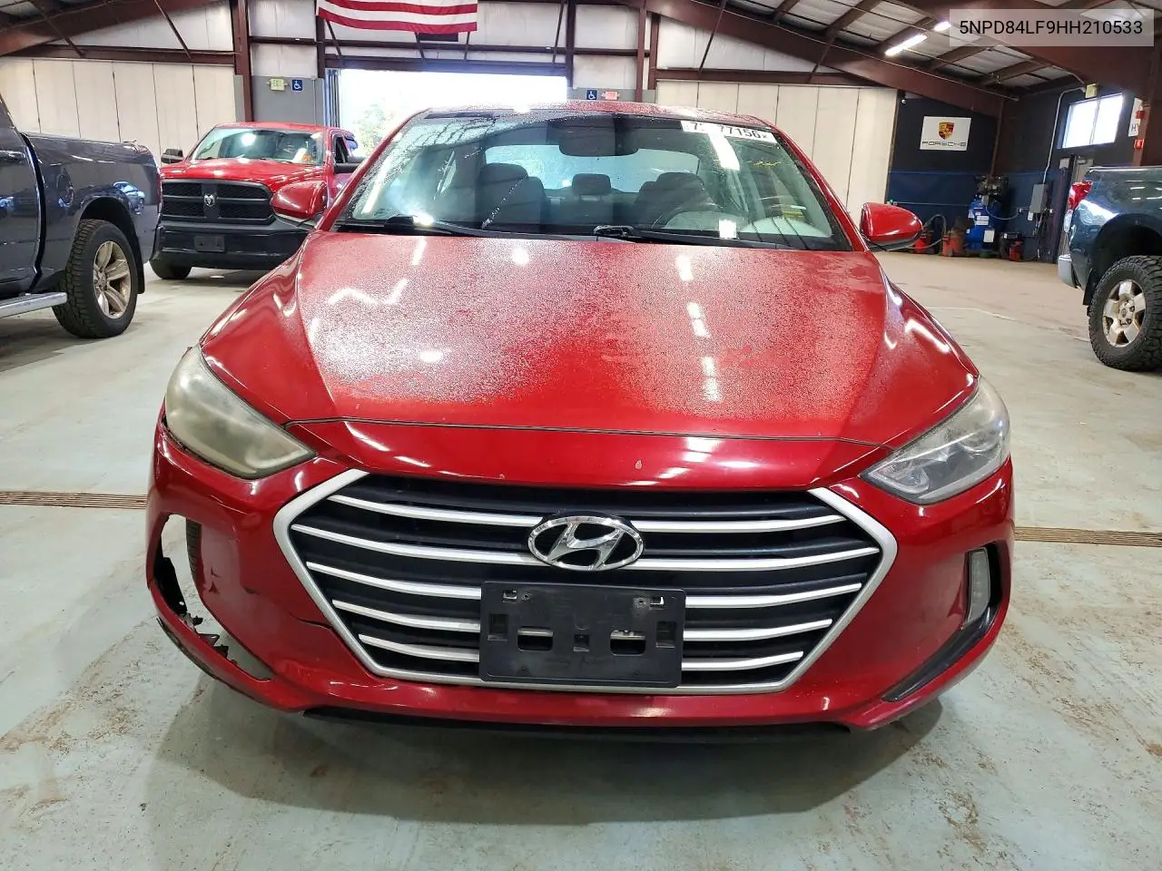 2017 HYUNDAI ELANTRA VIN 5NPD84LF9HH210533 — фото 5