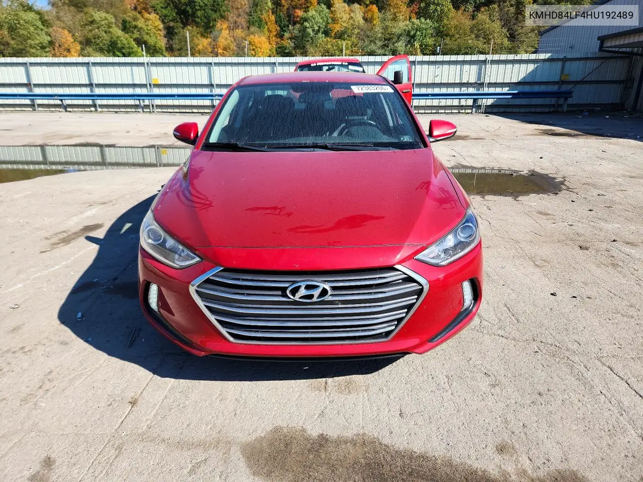 2017 HYUNDAI ELANTRA VIN KMHD84LF4HU192489 — фото 5