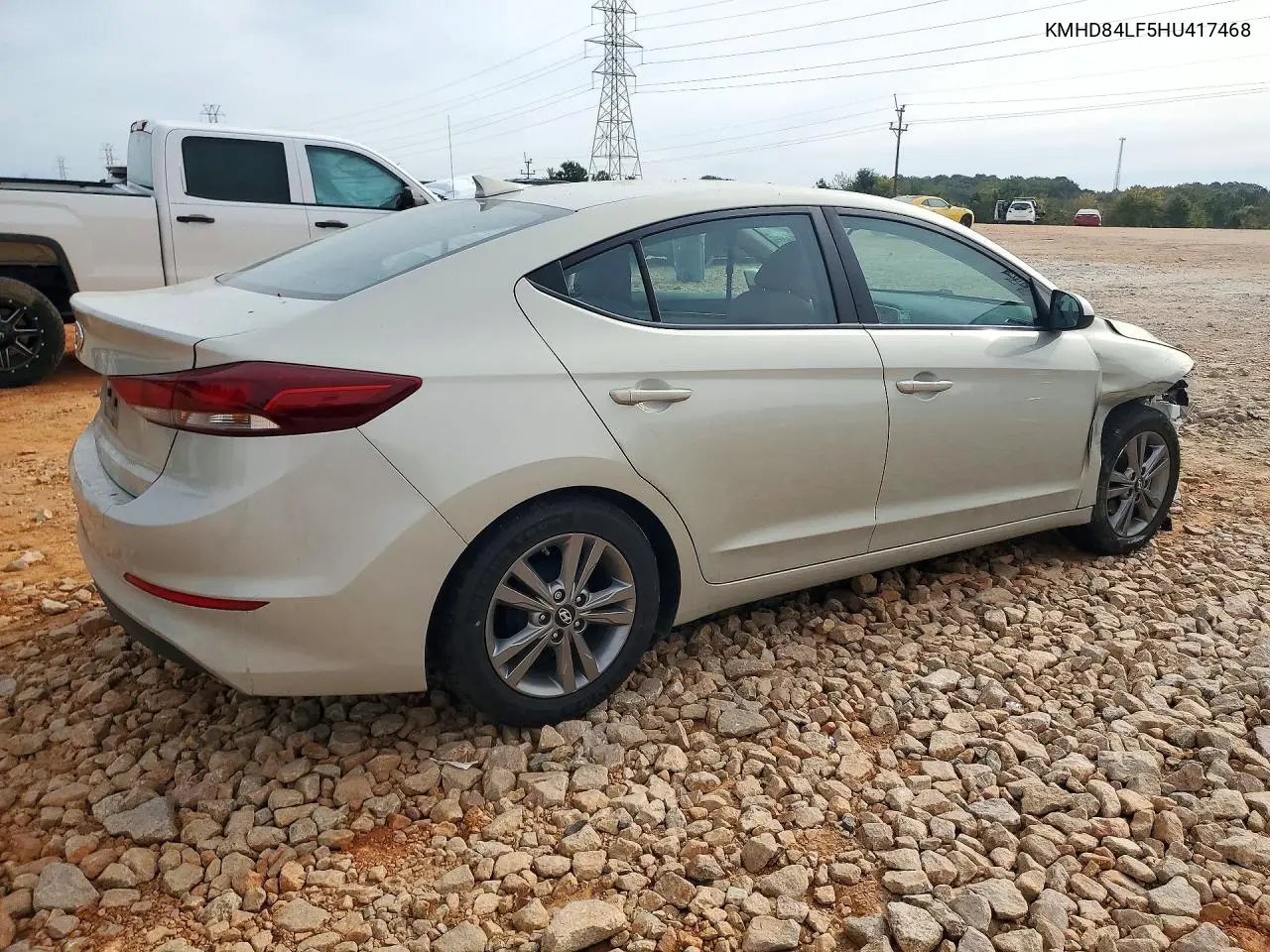 2017 HYUNDAI ELANTRA VIN KMHD84LF5HU417468 — фото 3