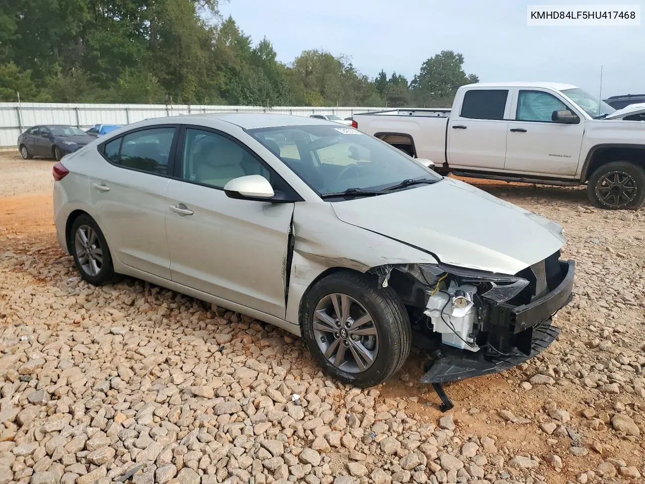 2017 HYUNDAI ELANTRA VIN KMHD84LF5HU417468 — фото 4