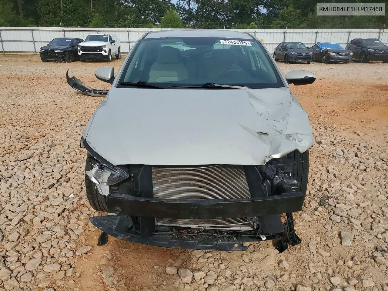 2017 HYUNDAI ELANTRA VIN KMHD84LF5HU417468 — фото 5