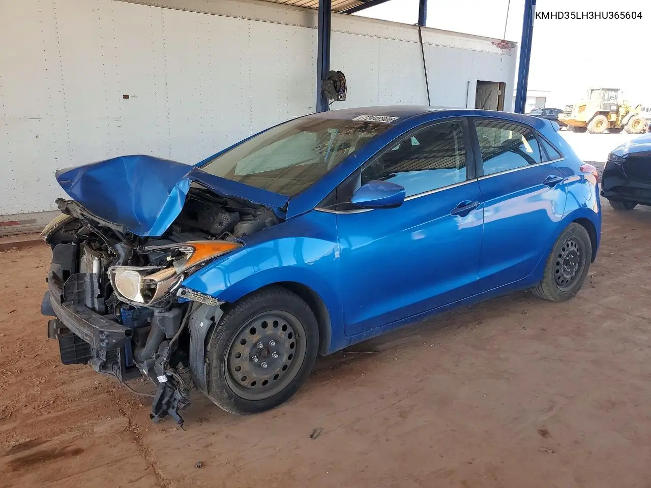 HYUNDAI ELANTRA 2017, VIN KMHD35LH3HU365604