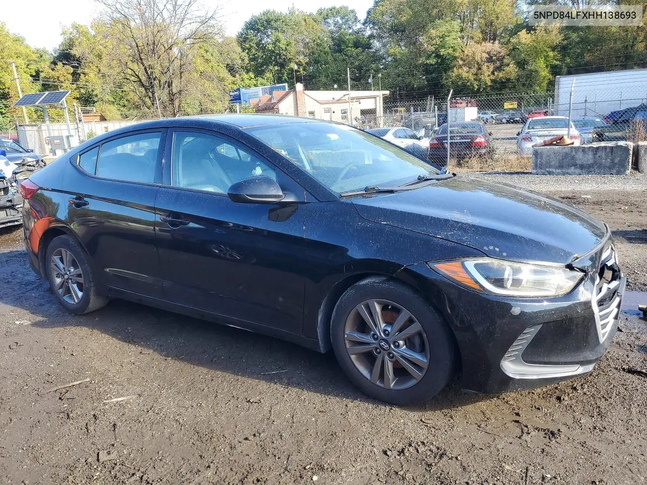 2017 HYUNDAI ELANTRA VIN 5NPD84LFXHH138693 — фото 4