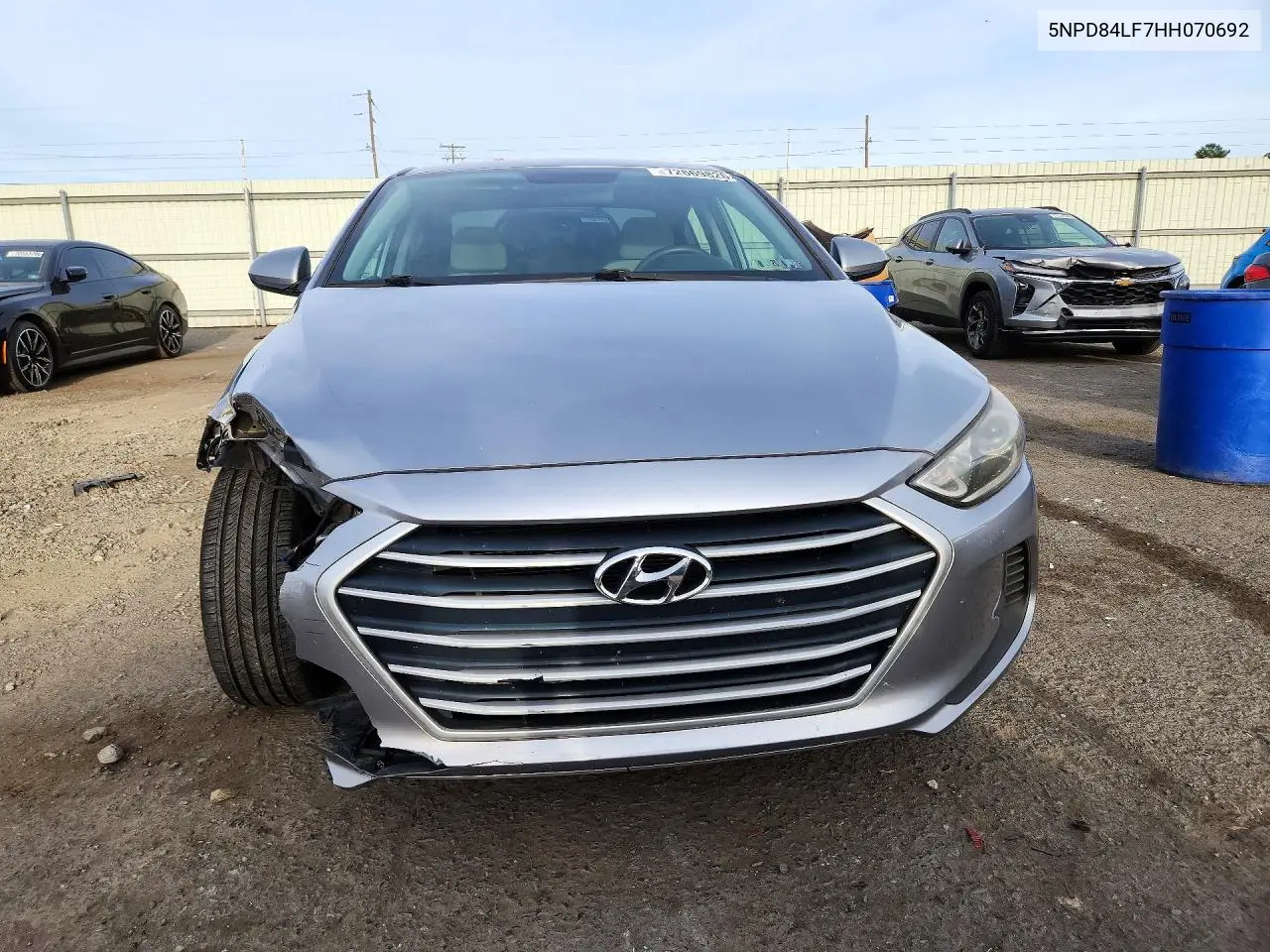 2017 HYUNDAI ELANTRA VIN 5NPD84LF7HH070692 — фото 5