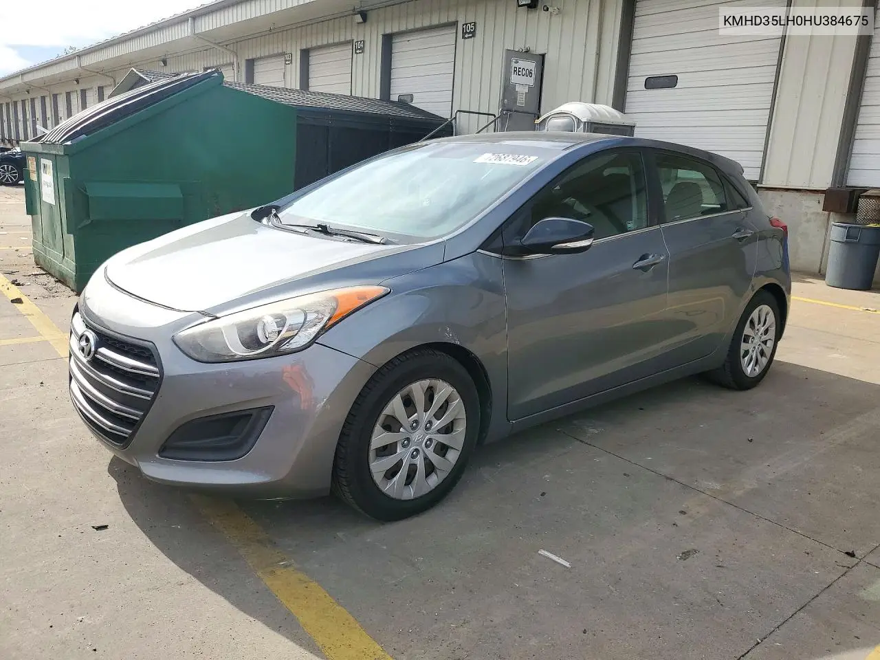 HYUNDAI ELANTRA 2017, VIN KMHD35LH0HU384675