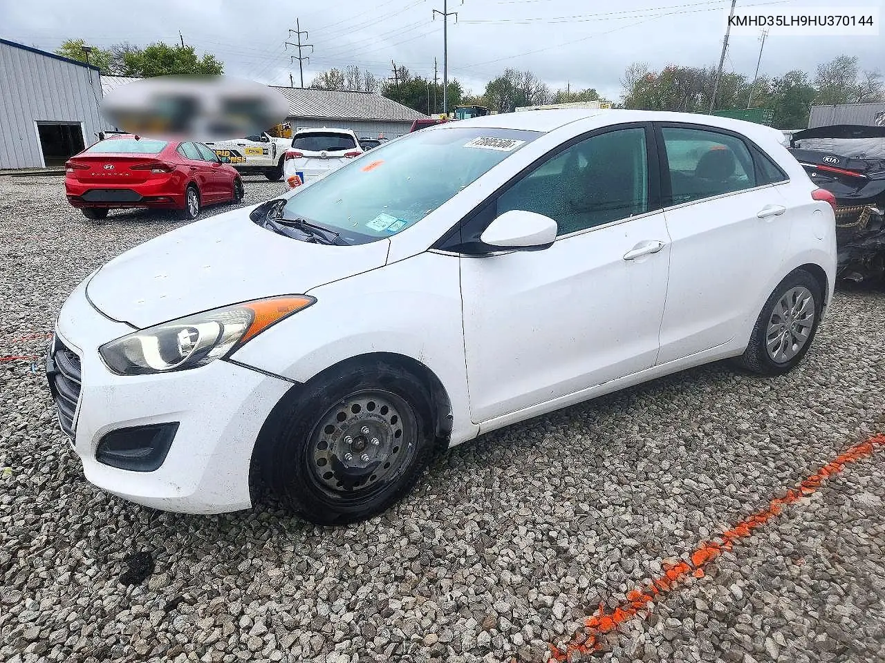 HYUNDAI ELANTRA 2017, VIN KMHD35LH9HU370144