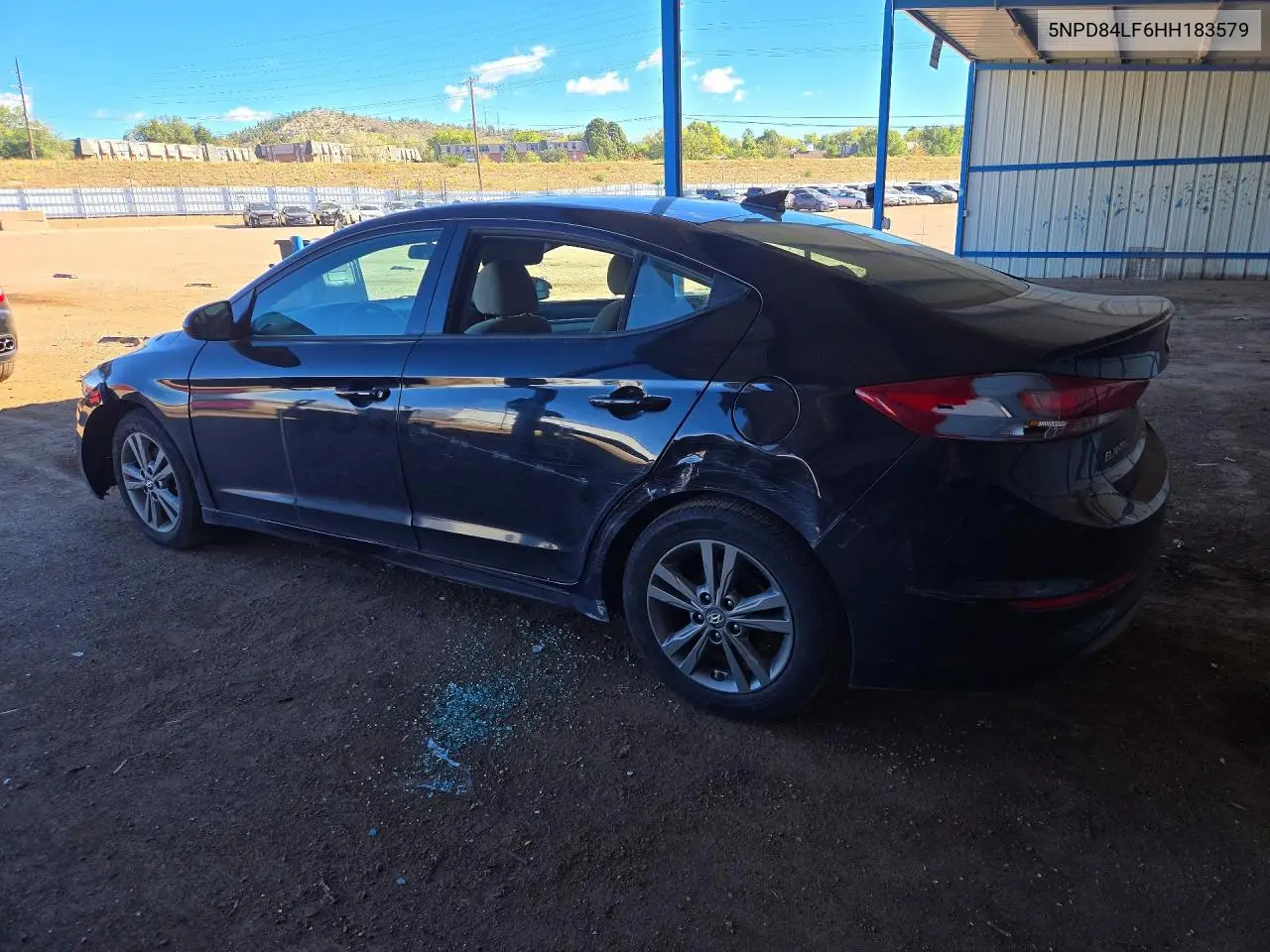2017 HYUNDAI ELANTRA VIN 5NPD84LF6HH183579 — фото 2