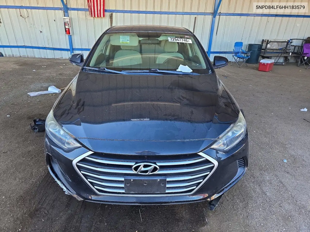 2017 HYUNDAI ELANTRA VIN 5NPD84LF6HH183579 — фото 5