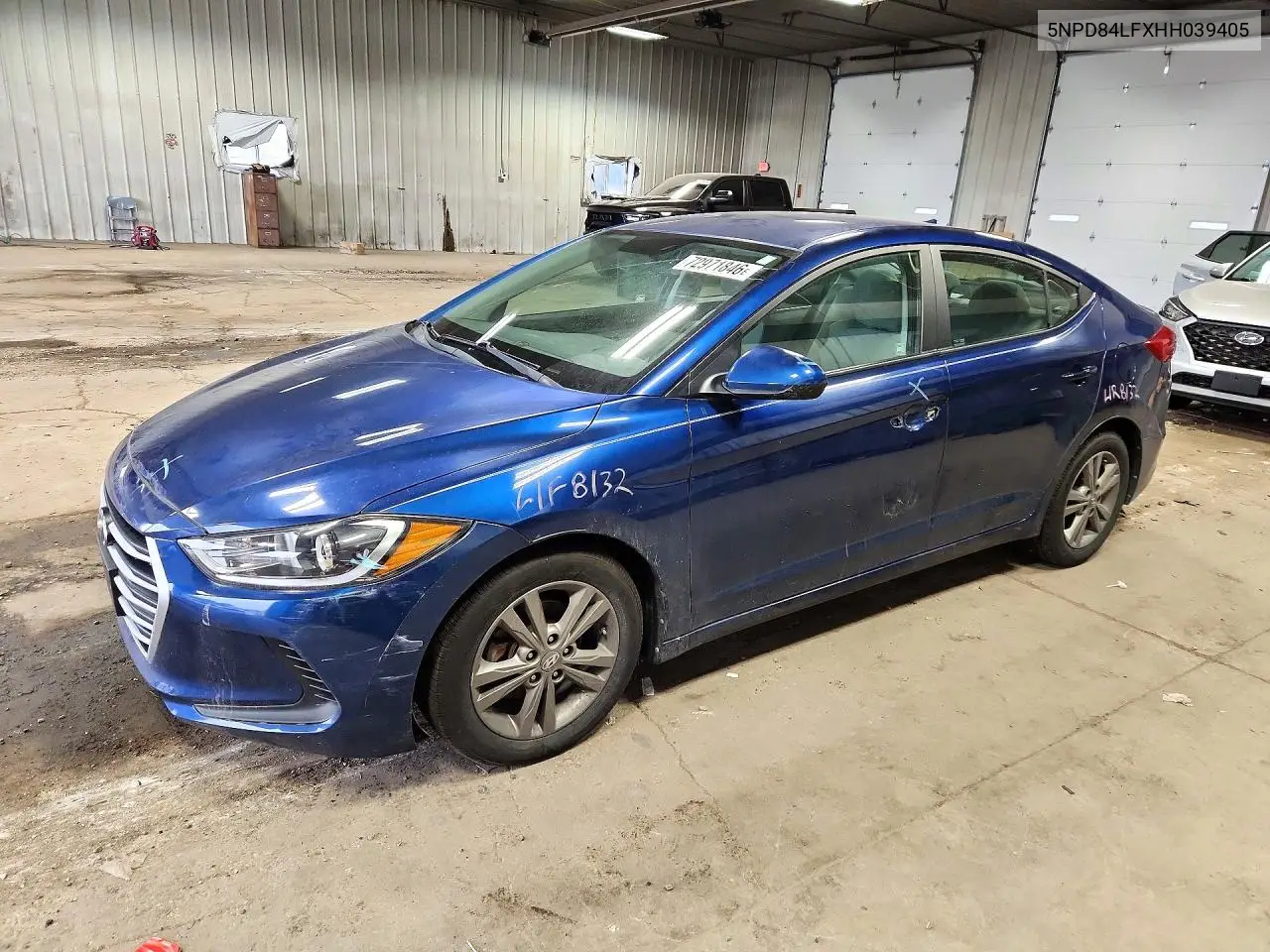 HYUNDAI ELANTRA 2017, VIN 5NPD84LFXHH039405
