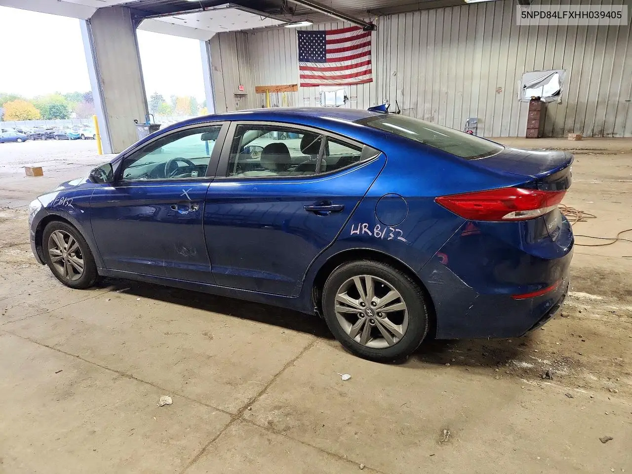 2017 HYUNDAI ELANTRA VIN 5NPD84LFXHH039405 — фото 2