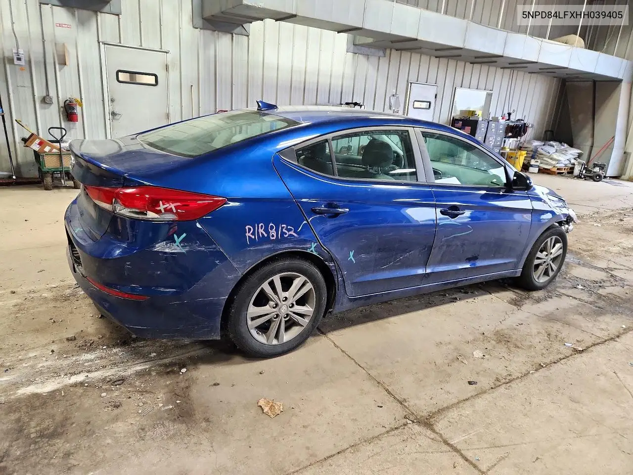2017 HYUNDAI ELANTRA VIN 5NPD84LFXHH039405 — фото 3