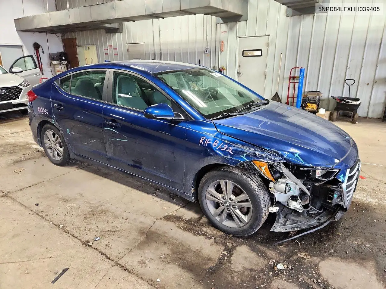 2017 HYUNDAI ELANTRA VIN 5NPD84LFXHH039405 — фото 4