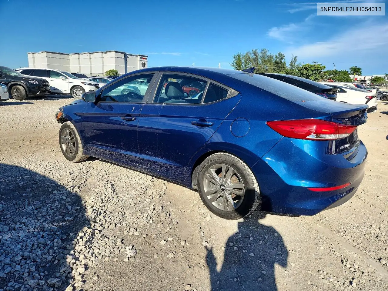 2017 HYUNDAI ELANTRA VIN 5NPD84LF2HH054013 — фото 2