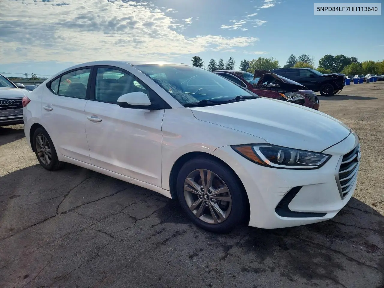 2017 HYUNDAI ELANTRA VIN 5NPD84LF7HH113640 — фото 4