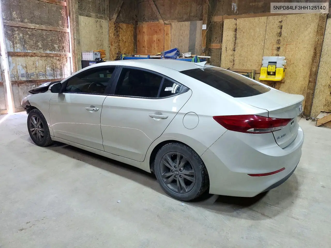 2017 HYUNDAI ELANTRA VIN 5NPD84LF3HH125140 — фото 2