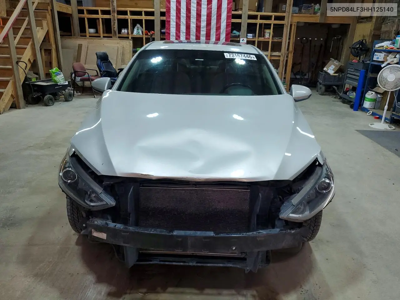 2017 HYUNDAI ELANTRA VIN 5NPD84LF3HH125140 — фото 5