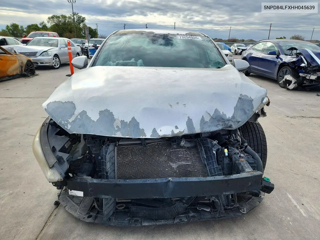 2017 HYUNDAI ELANTRA VIN 5NPD84LFXHH045639 — фото 5