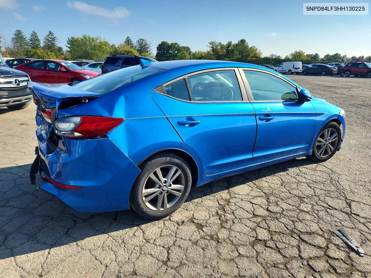 2017 HYUNDAI ELANTRA VIN 5NPD84LF3HH130225 — фото 3