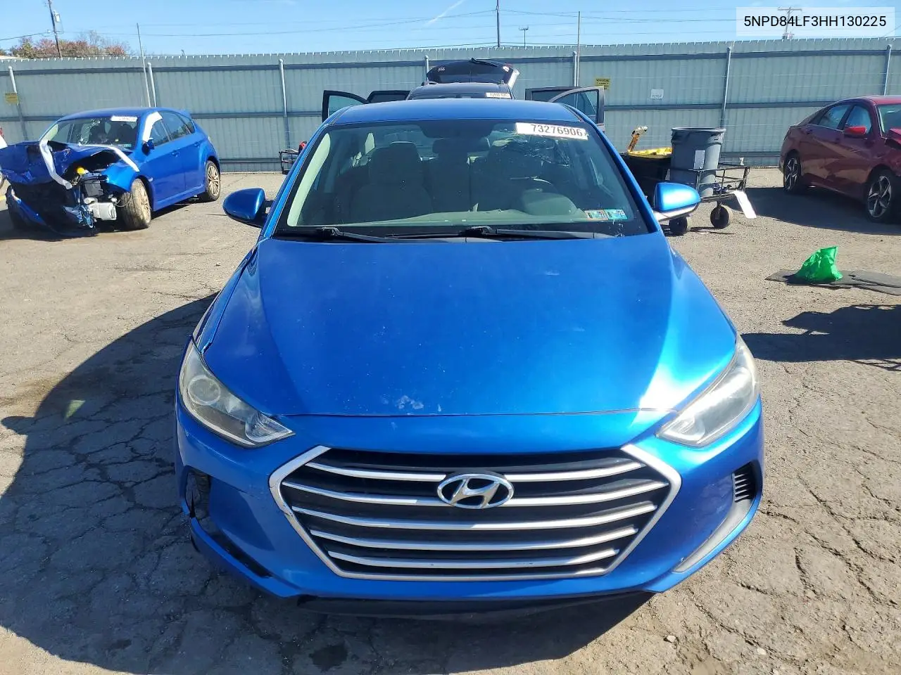 2017 HYUNDAI ELANTRA VIN 5NPD84LF3HH130225 — фото 5