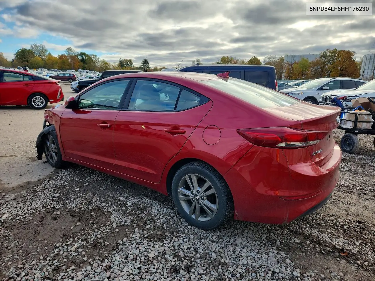 2017 HYUNDAI ELANTRA VIN 5NPD84LF6HH176230 — фото 2