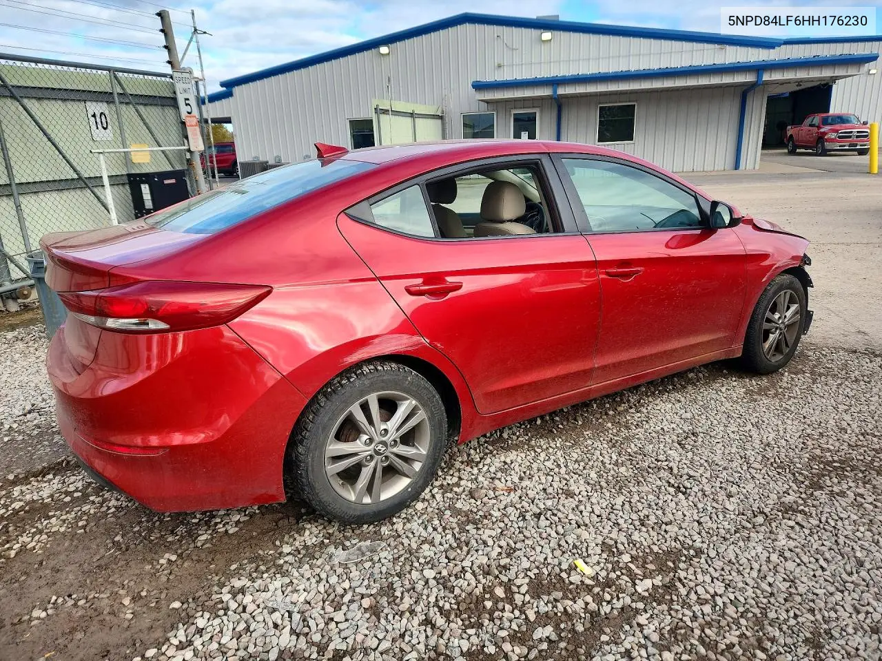 2017 HYUNDAI ELANTRA VIN 5NPD84LF6HH176230 — фото 3